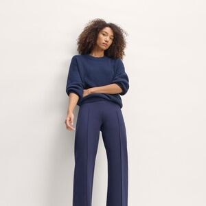 Everlane Women's Dream Trouser in Navy, Size Extra Small